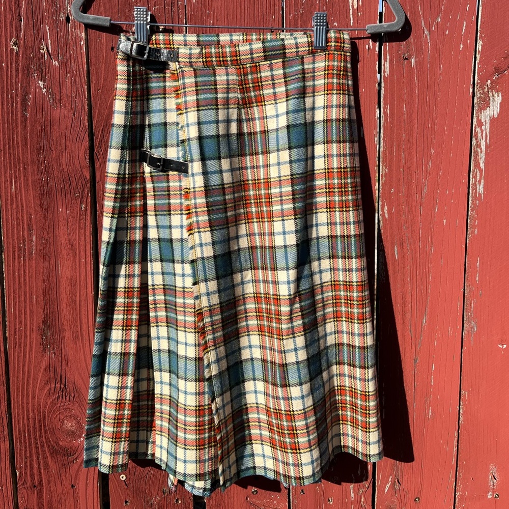 Neiman Marcus Wool Kilt